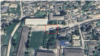 올해 8월 19일 개성시 북쪽 한 지대에서 한국 버스(사각형 안)가 포착됐다. 사진=Airbus (via Google Earth)