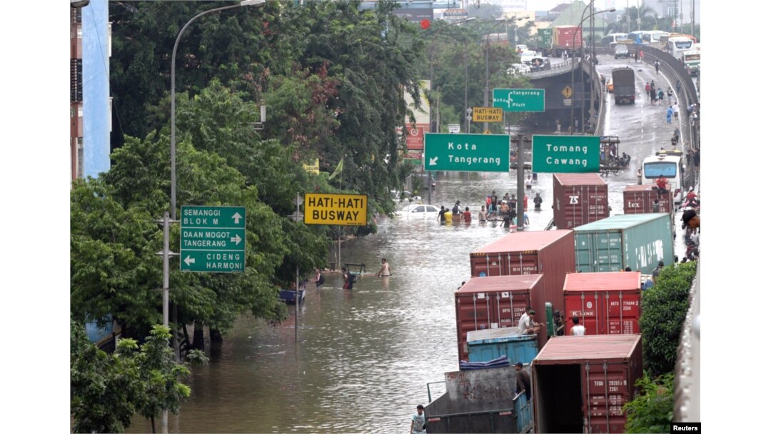 Floods Cripple Indonesian Capital