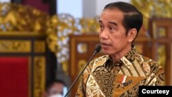 Presiden Jokowi dalam acara Rapat Pengendalian Karhutla 2021, di Istana Negara , Senin (22/2) sebut Peristiwa Karhutla Sempat Mencoreng Nama Baik Indonesia di Mata Internasional. (Foto: Biro Setpres)