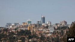 Une vue générale du centre-ville de Kigali, le 26 mai 2021.