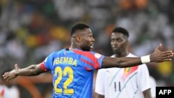 Capitaine ya ba L♪0opards ya RC Chancel Mbemba na match ya 1/4 ya finale ya CAN 2024 na stade Alassane ouatarra, Abidjan, 2 sanza ya mibale 2024. (Photo by SIA KAMBOU / AFP)