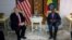 Госсекретарь США Майк Помпео и глава МИД Эфиопии Геду Андаргачеу. Эфиопия. 18 февраля 2020 г.