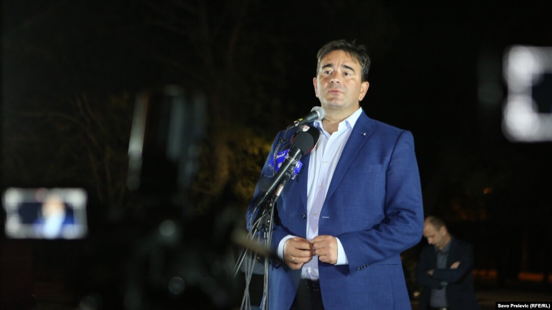 Poslanik Demokratskog fronta Nebojša Medojević (arhiva, rfe.org)