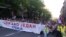 Protest "1 od 5 miliona - Svi kao jedan" u Beogradu, 20 aprila 2019. (Foto: Rade Ranković, VOA)