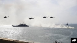 Учения ВМС России у побережья Крыма. 9 сентября 2016 г.