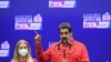 El presidente de Venezuela, Nicolás Maduro, habla durante una conferencia de prensa luego de que votó en las elecciones primarias del partido gobernante en Caracas, el 8 de agosto de 2021.