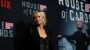 Cast member Robin Wright poses at a premiere for the television series "House of Cards" in Los Angeles, California, Oct. 22, 2018. 
