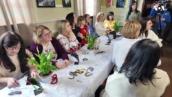 Kyivdə hərbçilərin ailələri üçün art-terapiya təşkil olundu