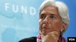 La directora del FMI, Christine Lagarde, demandó una rápida acción europea.