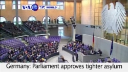 VOA60 World - Germany: Parliament approves tighter asylum rules