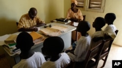 Une école coranique à Gabu, Guinée-Bissau, 14 décembre 2008.