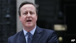 Terkait dokumen Panama, 77 % warga Inggris dewasa setuju bahwa PM David Cameron punya tanggung jawab moral untuk “memastikan transparansi di teritori Inggris di luar negeri” (foto: dok).