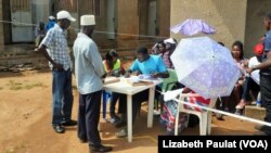 A polling station in the Kamwokya neighborhood of Kampala, Uganda, saw a low turnout during local elections, with only a fraction of those registered arriving to vote, Feb. 24, 2016.