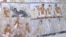 This image taken from video, Feb. 3, 2018, shows wall paintings inside a 4,400-year-old tomb near the pyramids outside Cairo, Egypt. Egypt's Antiquities Ministry announced the discovery Saturday and said the tomb likely belonged to a high-ranking official