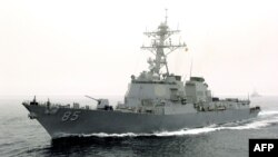 미 해군의 맥캠벨 유도미사일 장착 구축함. (자료사진)