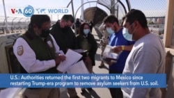 VOA60 World - U.S.: First Migrants Returned Under ‘Remain in Mexico’ Policy