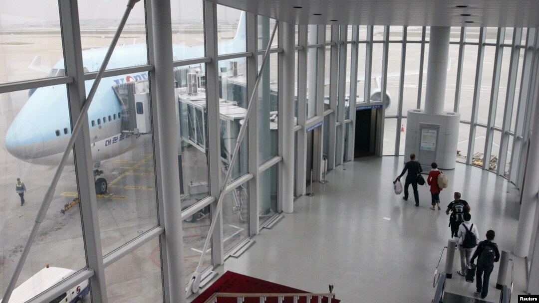 Sân bay quốc tế Incheon ở Seoul.