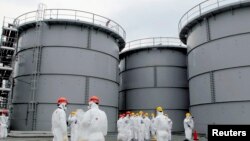 Tanks of radiation-contaminated water are seen at the Tokyo Electric Power Co (TEPCO)'s tsunami-crippled Fukushima Daiichi nuclear power plant in Fukushima prefecture, (File photo).