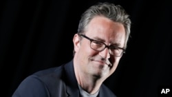 FILE - Matthew Perry poses for a portrait on Feb. 17, 2015, in New York. A ketamine overdose killed the American actor on October 28, 2023. He was 54 years old. (Photo by Brian Ach/Invision/AP, File)