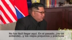 Kim Yong Un: "No fue fácil llegar aquí"