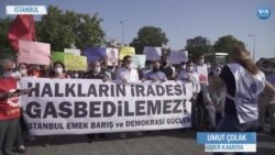 Üç Siyasetçinin Vekilliğinin Düşürülmesi Protesto Edildi