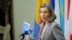 FILE - European Union foreign affairs chief Federica Mogherini.