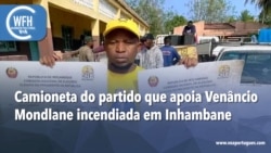 Washington Fora d’Horas: Camioneta do partido que apoia Venâncio Mondlane incendiada em Inhambane 