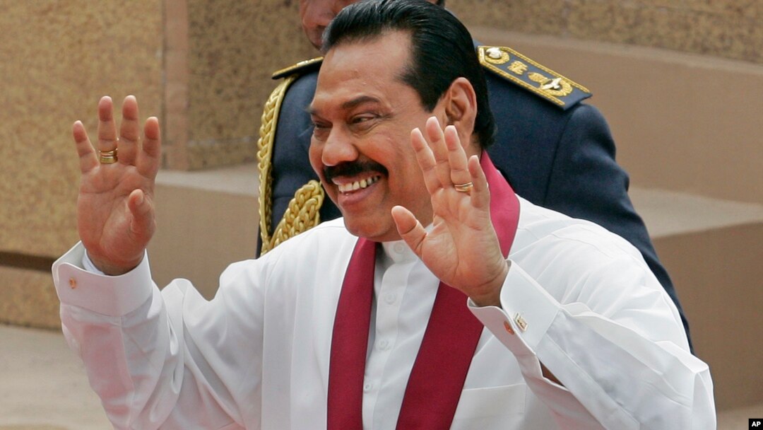Presiden Mahinda Rajapaksa akan mencalonkan diri kembali untuk masa jabatan yang ketiga (foto: dok).