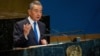 Foreign Minister of the People's Republic of China Wang Yi addresses the "Summit of the Future" in the General Assembly hall at United Nations headquarters in New York City, Sept. 23, 2024. 