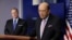 U.S. Commerce Secretary Wilbur Ross speaks next to White House press secretary Sean Spicer about new tariffs on Canadian softwood lumber from the White House in Washington, April 25, 2017.