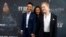 FILE - Anthony Rapp (R), a cast member in "Star Trek: Discovery," poses with his boyfriend Teerakeni and fellow cast member Michelle Yeoh at the premiere of the new television series in Los Angeles, Sept. 19, 2017. 
