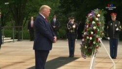 ԱՄՆ-ի նախագահն ու փոխնախագահը այցելել են Արլինգոտնի հուշահամալիր՝ Հիշատակի օրվա կապակցությամբ ծաղկեպսակ տեղադրելու