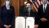 Impeachment Article Engrossment ceremony against U.S. President Donald Trump at the U.S. Capitol in Washington