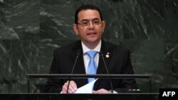 Presiden Guatemala Jimmy Morales dijadwalkan berkunjung ke Washington hari Senin (15/7). 