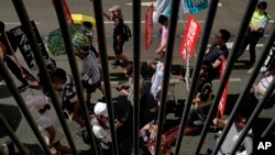 香港民众5月27号举行纪念天安门镇压29周年的活动。