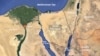 이집트 시나이반도 지도 (자료사진) 