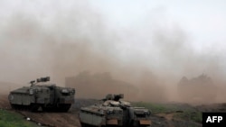 이스라엘군이 13일 골란고원에서 군사훈련을 실시했다. 