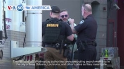 VOA60 America - Authorities conduct searches in probe of truck attack that killed at least 15