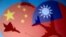 Foto ilustrasi bendera China dan Taiwan dengan pesawat-pesawat militer, 9 April 2021. (Foto: Dado Ruvic/Reuters)