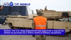 VOA 60 World- The U.S. State Department has approved a request by Taiwan to purchase an estimated $2.2 billion worth of military equipment