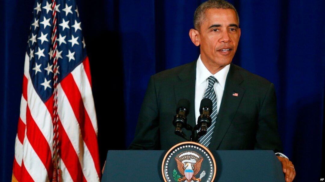 Tổng thống Barack Obama phát biểu tại một cuộc họp báo ở Kuala Lumpur, Malaysia, hôm 22/11.