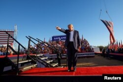 FILE PHOTO: Trump holds rally in Arizona