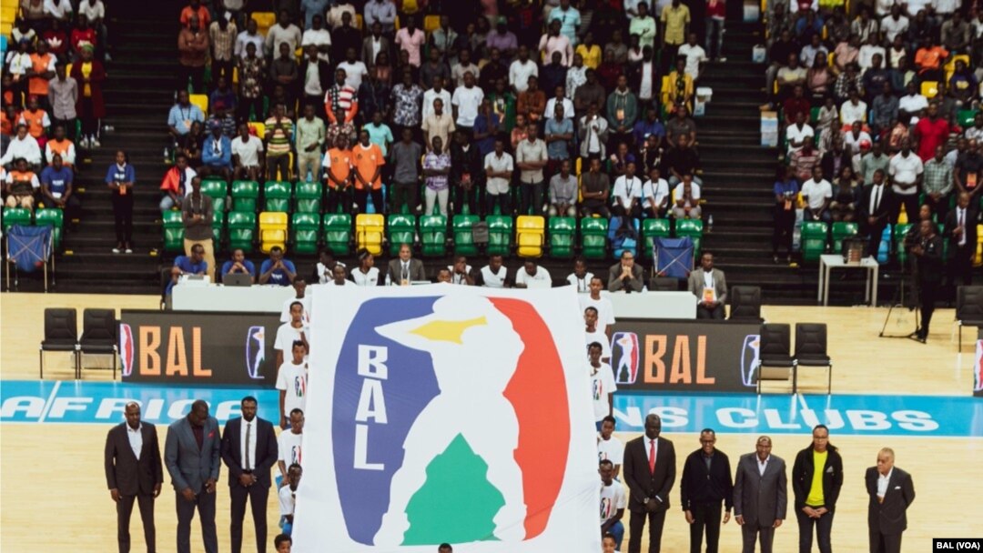 Umuhango wo kwerekana ikirango cy'irushanwa BAL. Hari tariki 19/12/2019 kuri sitade Arena y'i Kigali. 