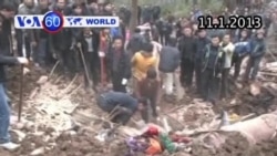 Đất lở tại Vân Nam, Trung Quốc (VOA60)
