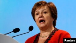 Kristalina Georgieva (66 tahun) menjadi kandidat kuat sebagai direktur pelaksana IMF menggantikan Christine Lagarde. 