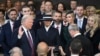 President-elect Donald Trump takes the oath of office during the 60th Presidential Inauguration in the Rotunda of the U.S. Capitol in Washington, Jan. 20, 2025. 