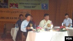 Sikyong and Speaker of Tibetan Parliament Addresses Middle Way Campaign Activists in Delhi