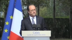 François Hollande annonce le démantèlement imminent de la "jungle" de Calais (vidéo)