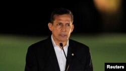 El presidente peruano Ollanta Humala confirmó la muerte de los líderes guerrilleros.