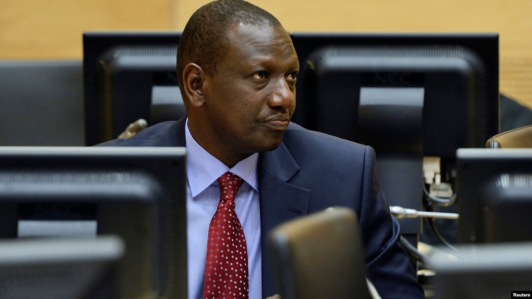 Wapres Kenya, William Ruto menghadapi dakwaan kejahatan terhadap kemanusiaan dalam pengadilan di ICC Den Haag (foto: dok). 